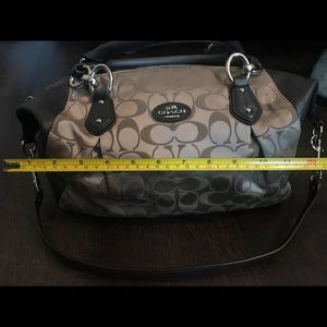 Biege and Mocha Coach purse
